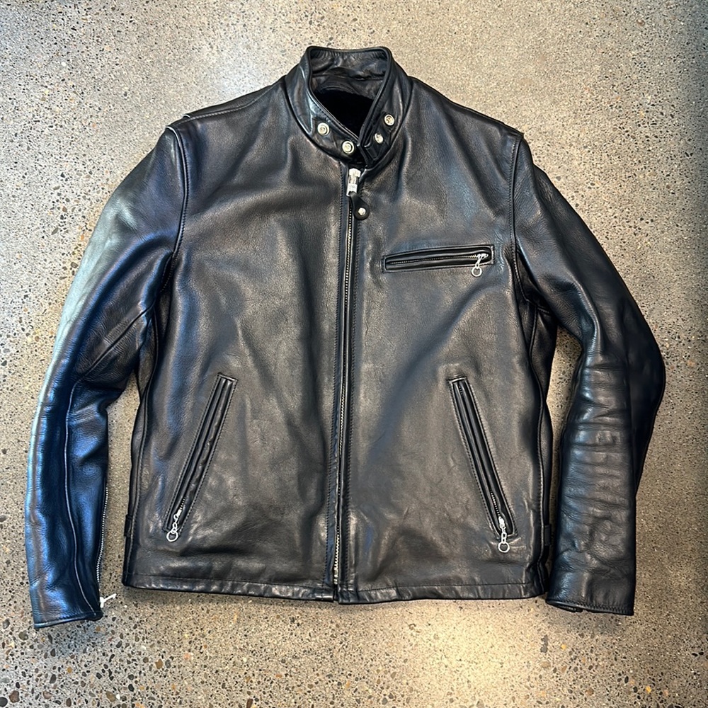 SCHOTT 141 CAFE RACER JACKET (38)